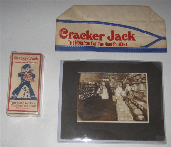 Cracker Jack Memorabilia Lot (3)