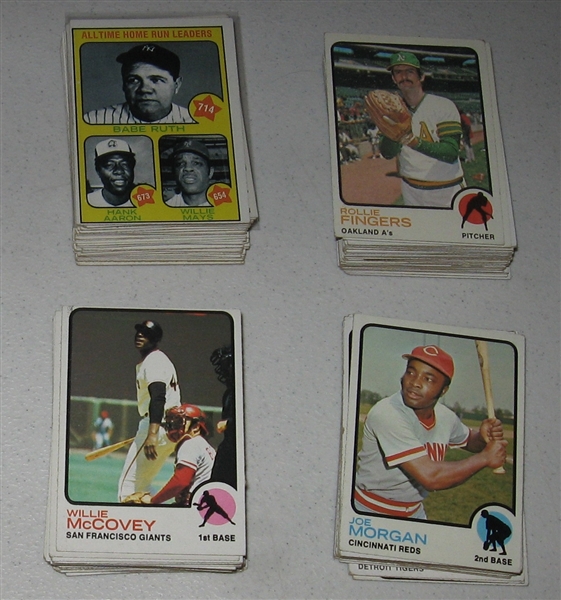 1973 Topps Lot of (205) W/ Clemente, Ryan & More