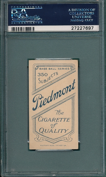 1909-1911 T206 Oberlin Piedmont Cigarettes PSA 5