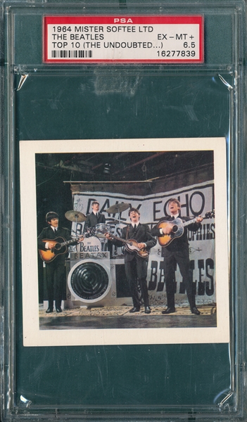 1964 Mister Softee Ltd Top 10, The Beatles, PSA 6.5