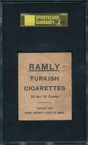 1909 T204 Jimmy McAleer Ramly Cigarettes SGC 30