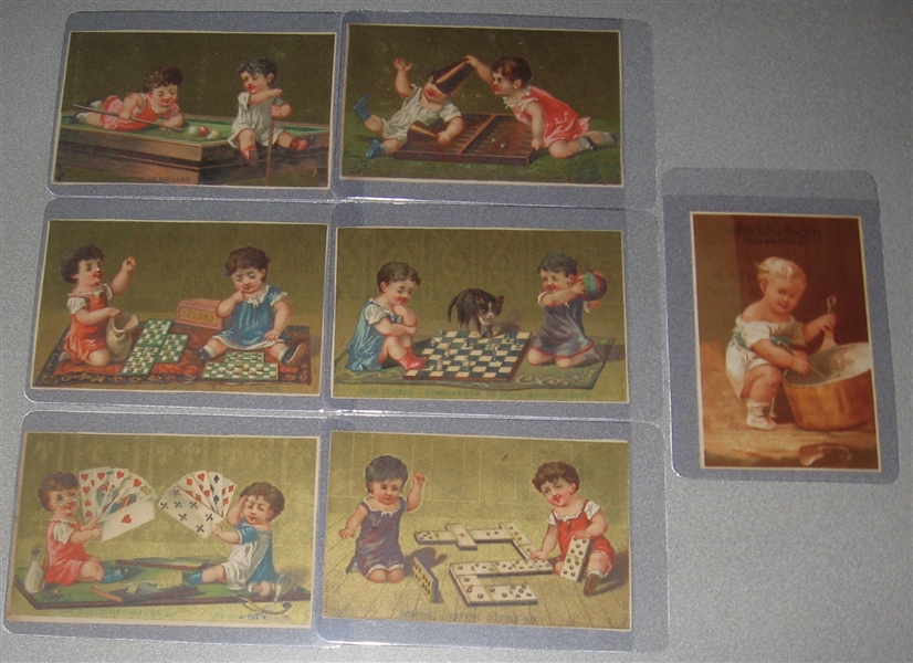 1880s-1910s Trade Cards Lot of (35)