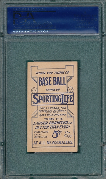 1911 M116 Dooin, Pastel, Sporting Life PSA 5