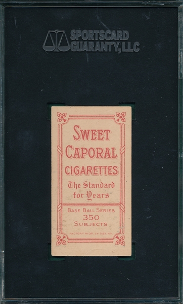 1909-1911 T206 Graham, Bill, Sweet Caporal Cigarettes SGC 60 