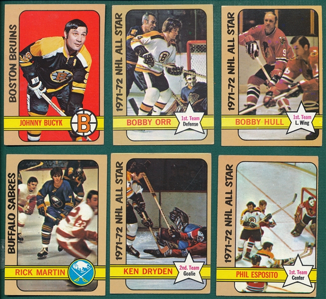 1972 Topps HCKY Complete Set (176)