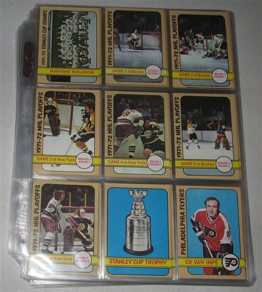 1972 Topps HCKY Complete Set (176)