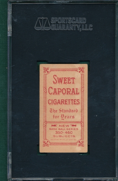 1909-1911 T206 Camnitz, Hands Above Head, Sweet Caporal Cigarettes SGC 20 *Presents Better*
