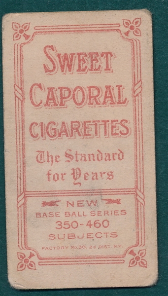 1909-1911 T206 Wheat Sweet Caporal Cigarettes 