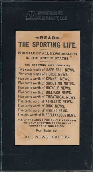 1880's H804-4, Hold It, Drop Sporting Life SGC 30 *Strong Front*