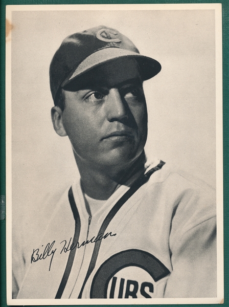 1939 Chicago Cubs Team Photo Issue Complete Set (25) W/ Hartnett, Herman & Dean