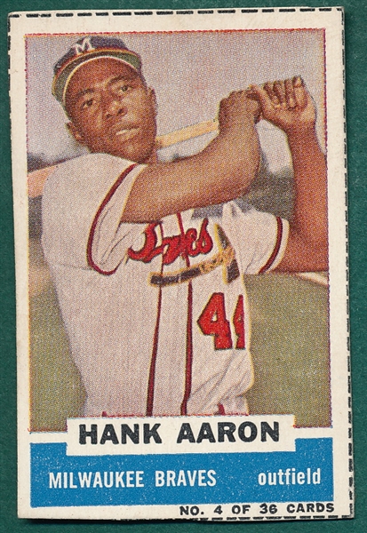 1960 Bazooka #4 Hank Aaron