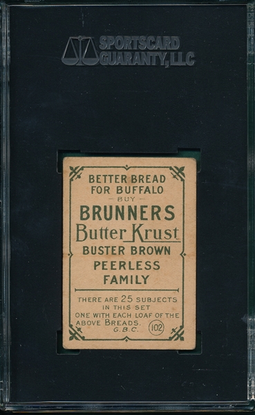 1914 D304 Fred Merkle Brunners Bread SGC 40