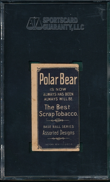 1909-1911 T206 Baker Polar Bear SGC 50
