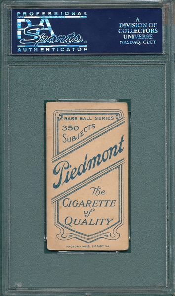 1909-1911 T206 Cassidy Piedmont Cigarettes PSA 2.5