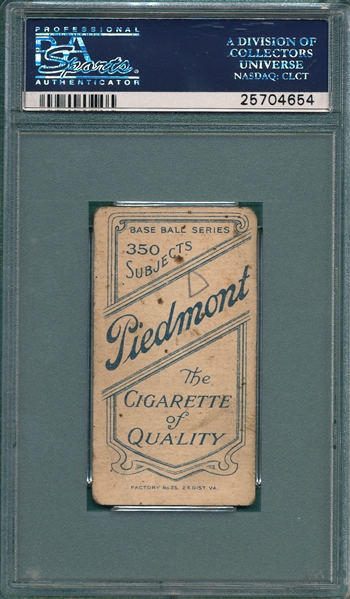 1909-1911 T206 Beckley Piedmont Cigarettes PSA 2 (MK)