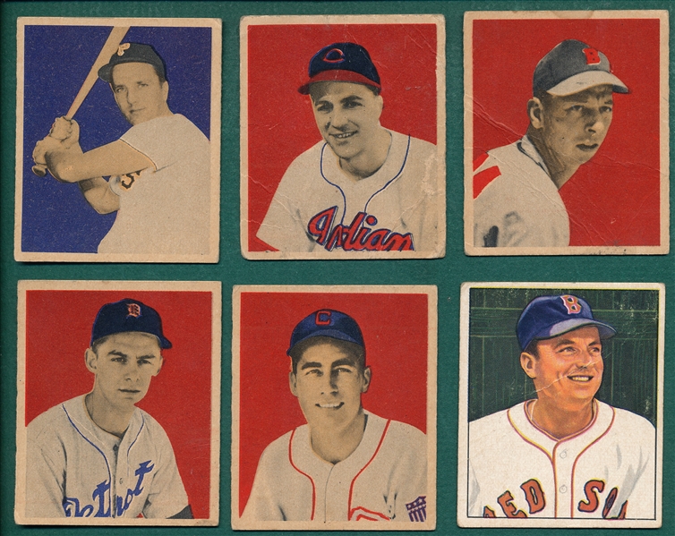 1949-52 Bowman Lot of (16) W/ Kiner