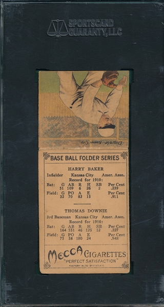 1911 T201 Baker/Downie Mecca Cigarettes SGC 50