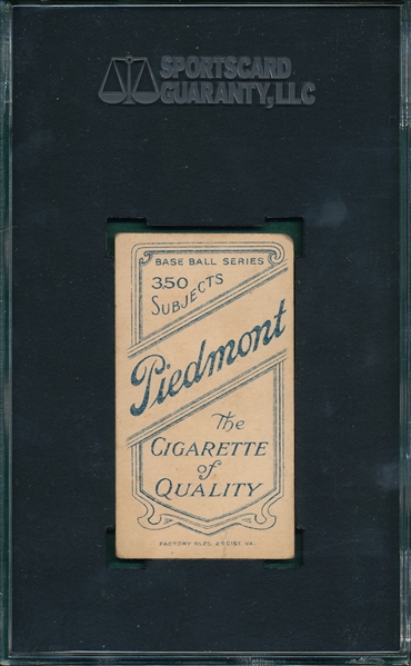 1909-1911 T206 Breitenstein Piedmont Cigarettes SGC 10 *Southern League*