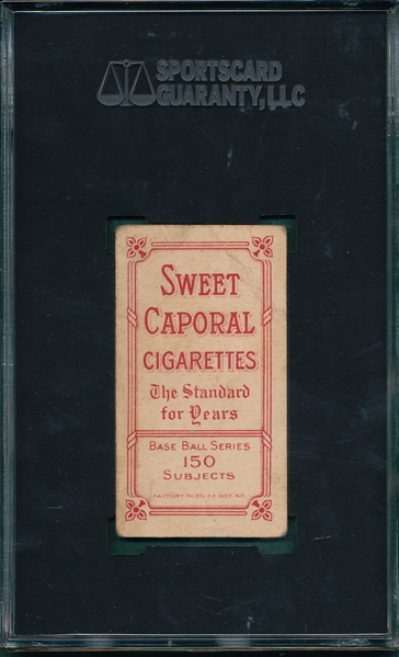 1909-1911 T206 Dahlen, Boston, Sweet Caporal Cigarettes SGC 30
