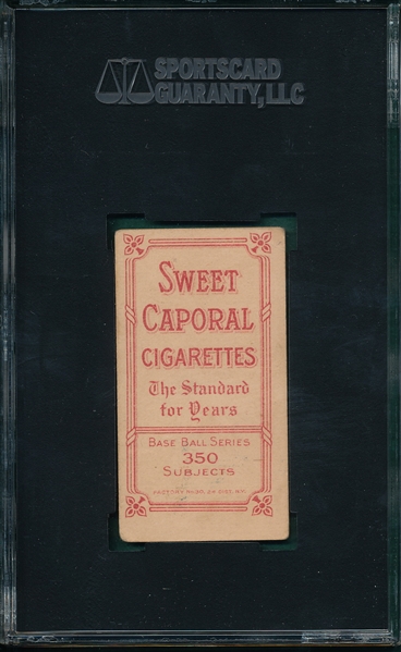1909-1911 T206 Engle Sweet Caporal Cigarettes SGC 30