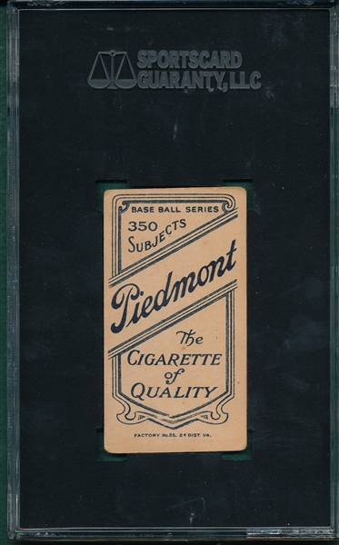 1909-1911 T206 Easterly Piedmont Cigarettes SGC 30