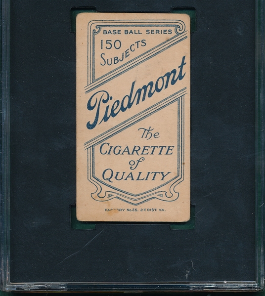 1909-1911 T206 Ewing Piedmont Cigarettes SGC 30