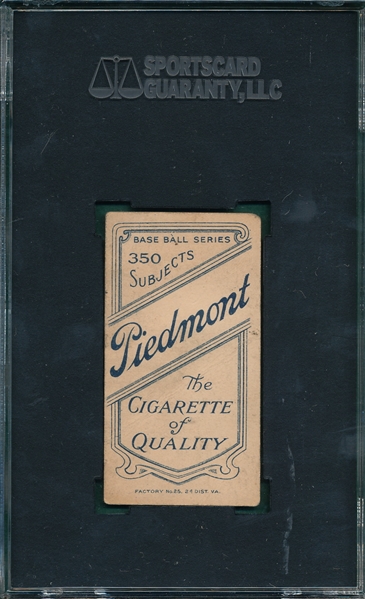 1909-1911 T206 Fromme Piedmont Cigarettes SGC 30