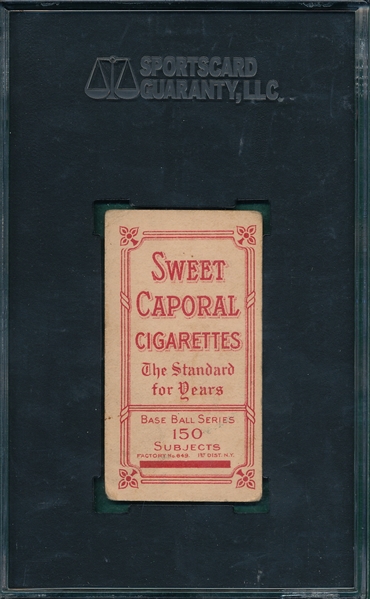 1909-1911 T206 Killian, Pitching, Sweet Caporal Cigarettes SGC 35
