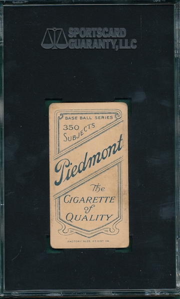 1909-1911 T206 Blackburne Piedmont Cigarettes SGC 50