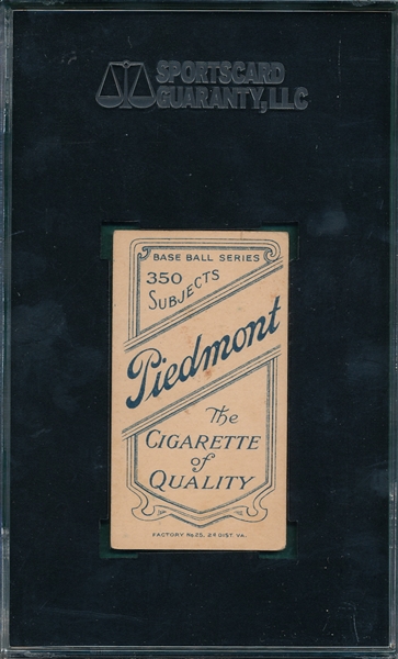 1909-1911 T206 Milan Piedmont Cigarettes SGC 50