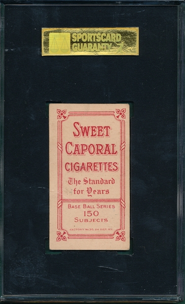 1909-1911 T206 Ganley Sweet Caporal Cigarettes SGC 60 
