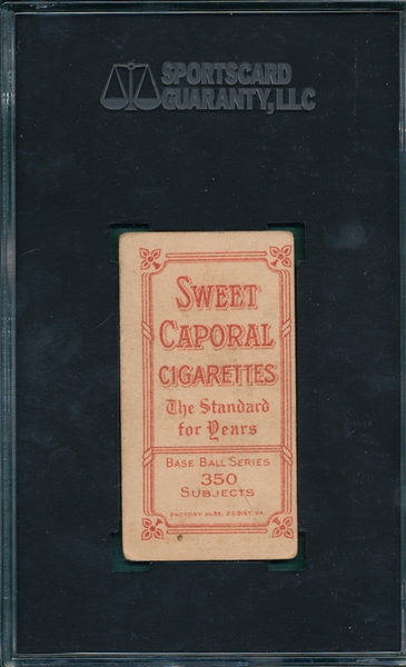 1909-1911 T206 Ferris Sweet Caporal Cigarettes SGC 40 *Factory 25*