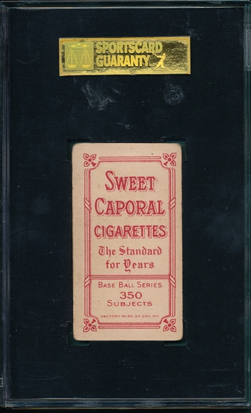 1909-1911 T206 Berger Sweet Caporal Cigarettes SGC 40 