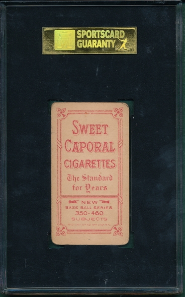 1909-1911 T206 Devore Sweet Caporal Cigarettes SGC 40 