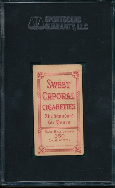 1909-1911 T206 Conroy, Bat, Sweet Caporal Cigarettes SGC 40 