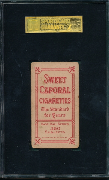1909-1911 T206 Ferguson Sweet Caporal Cigarettes SGC 40 