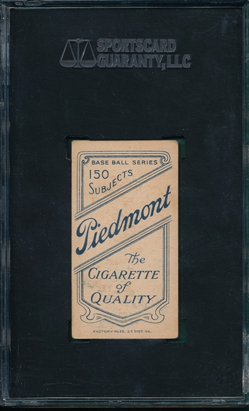 1909-1911 T206 Alperman Piedmont Cigarettes SGC 40 