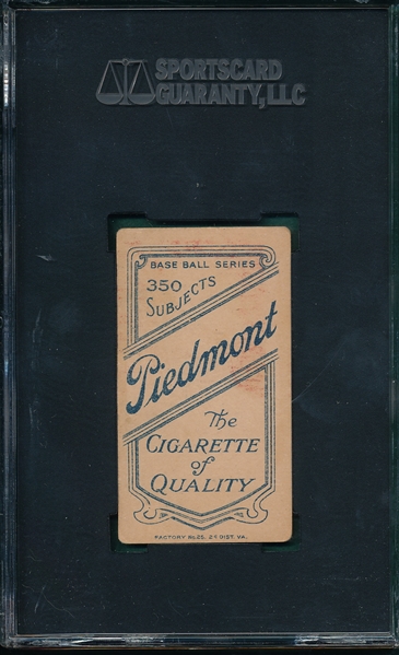 1909-1911 T206 Burke Piedmont Cigarettes SGC 40 