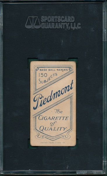 1909-1911 T206 Donovan Piedmont Cigarettes SGC 40 