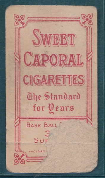 1909-1911 T206 Lajoie, Bat, Sweet Caporal Cigarettes