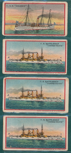 1910s E3 Ships American Caramel Near Set (19/21) 