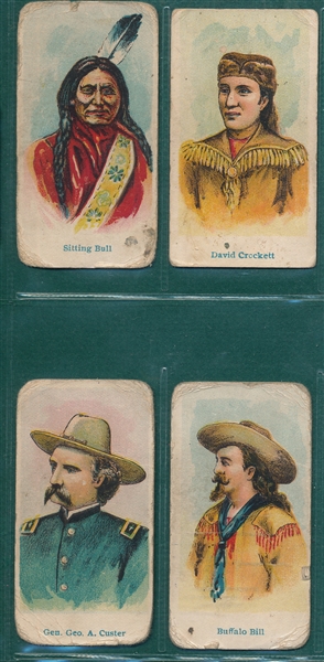 1910 E49 Wild West Caramels/Gum Lot of (19) W/ Sitting Bull