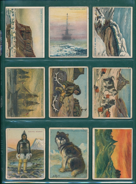1910 T29 Arctic Scenes Hassan Cigarettes Complete Set (25) 