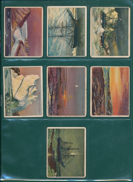 1910 T29 Arctic Scenes Hassan Cigarettes Complete Set (25) 