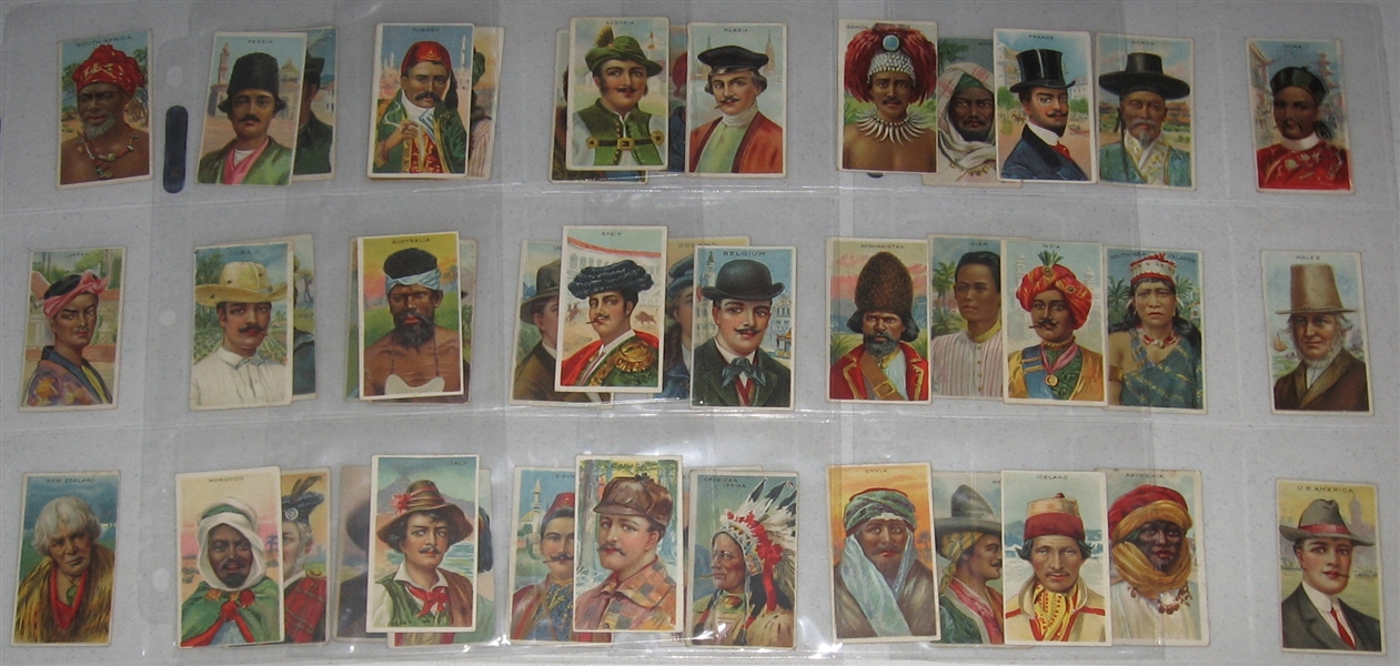 1910 T113 Types of Nations, Partial Set (49/50) 