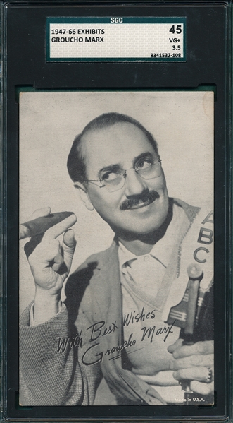 1947-66 Exhibits Groucho Marx SGC 45