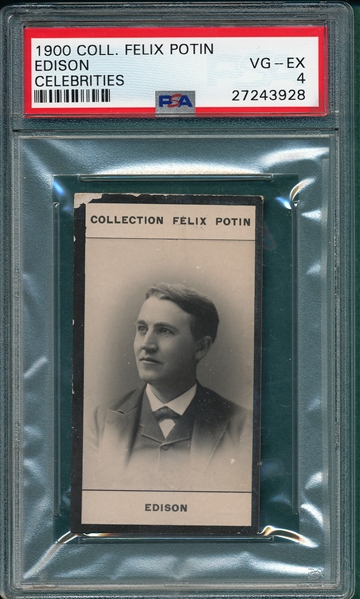 1900 Felix Potin Edison PSA 4