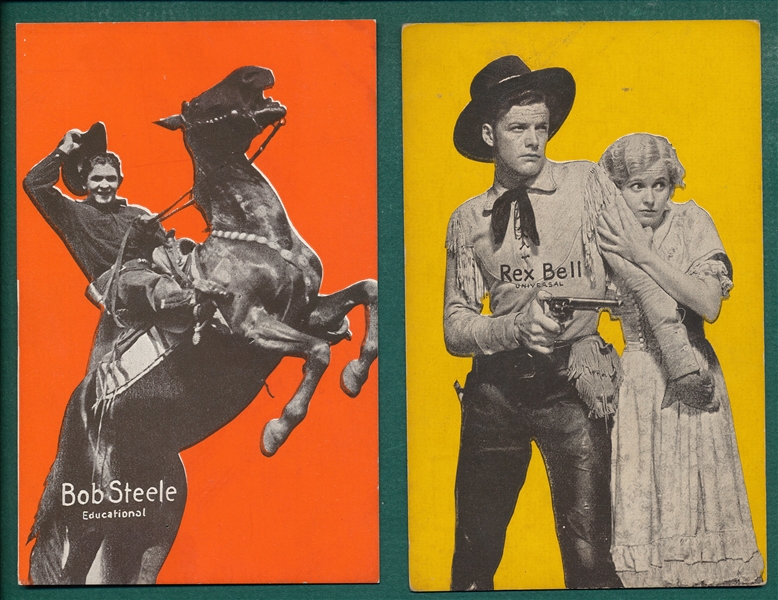 1931 Postcard Back Entertainment Exhibit Cards, Lot of (9)