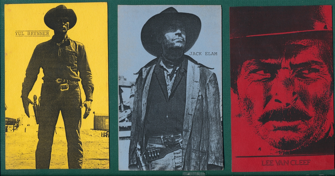 1960s-1970s Coney Island Arcade Westerns, Lot of (5) W/ Clint Eastwood