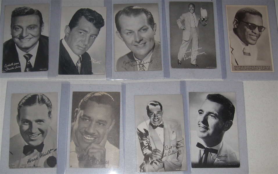 Exhibit and Mutoscope Music Card Collection, Lot of (11)